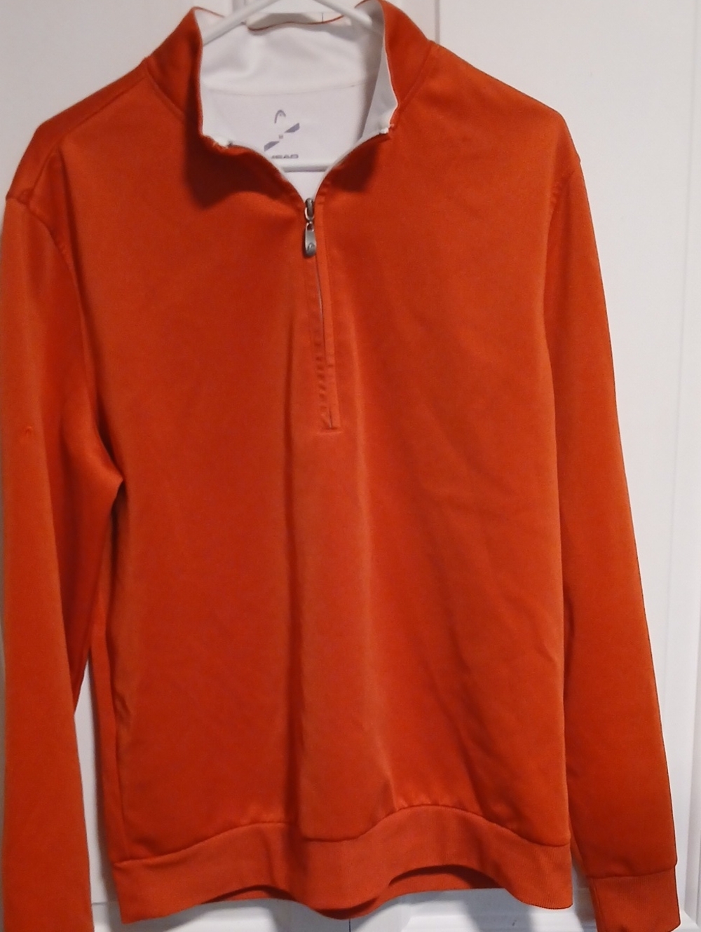 Head Golf Orange Quarter-Zip Pullover
